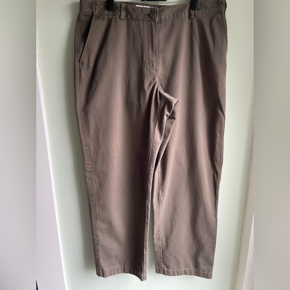 L.L. Bean Dark Green Chinos